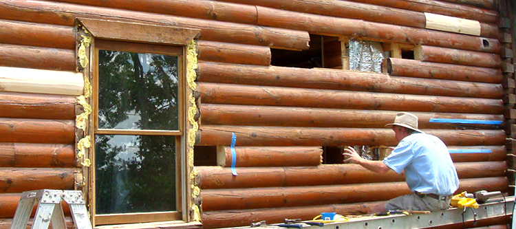 Log Home Repair Houston County, Georgia