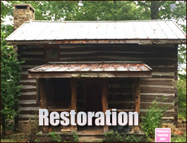 Historic Log Cabin Restoration  Houston County, Georgia